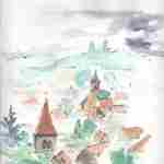Blick auf Sommer- und Winterhausen - 61KB