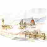 Blick auf Florenz - 32KB