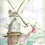 Zwillingsmühlen in Greetsiel - 15KB