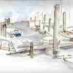 Der Hafen von Nessmersiel - 15KB