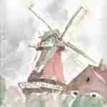 Windmühle in Nesse - 9KB